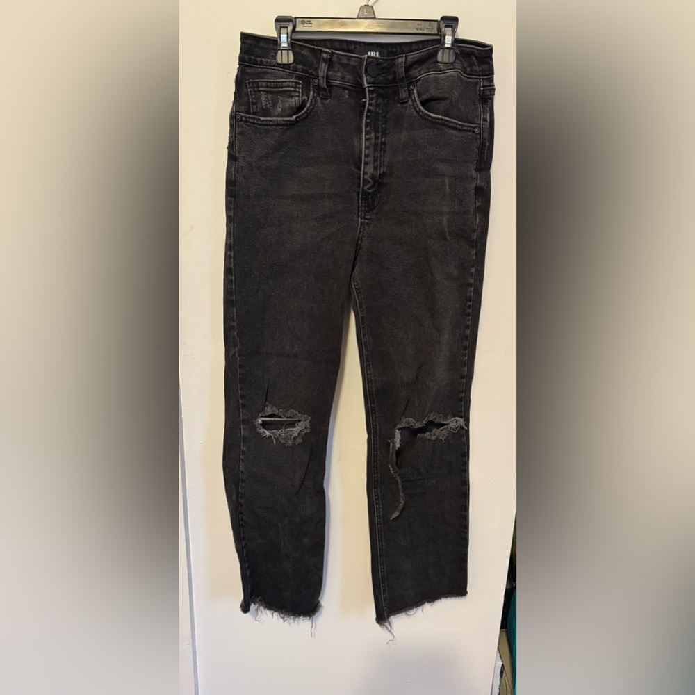 Black Distressed Jeans